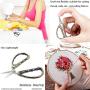 BIHRTC Mini Siccors Crochet Scissors Embroidery Scissors Sharp Stainless Steel Tip Scissors Craft Shears Scissors for Sewing Paper Handicraft Threading Needlepoint Bronze Scissors