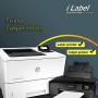 iLable 8.5'' x 11'' Full Sheet Sticker Paper for Laser & Inkjet Printers[150 Sheets,150 Labels]