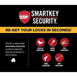 Weiser (by Kwikset) Premis Electronic Touchscreen SmartKey Deadbolt Lock, Works with Apple HomeKit, Siri Voice Control, & Apple TV. Satin Nickel, 9GED22000-001-US15