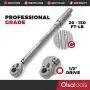 Olsa Tools Click Torque Wrench, 1/2-Inch Drive (20-150 ft-lb Torque Range) | Premium Precision Ratcheting Adjustable Torque Wrench | ±3% Torque Accuracy Clockwise | Professional Grade