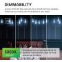 Sunco Lighting 12 Pack ST64 LED Bulb, Dimmable, Waterproof, 8.5W=60W, 5000K Daylight, Vintage Edison Filament Bulb, 800 LM, E26 Base, Restaurant or String Lights - UL