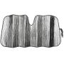 Black White/Gray American Flag - Front Windshield Sun Shade - Accordion Folding Auto Sunshade for Car Truck SUV - Blocks UV Rays Sun Visor Protector - Keeps Your Vehicle Cool - 58 x 28 Inch