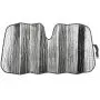 Black White/Gray American Flag - Front Windshield Sun Shade - Accordion Folding Auto Sunshade for Car Truck SUV - Blocks UV Rays Sun Visor Protector - Keeps Your Vehicle Cool - 58 x 28 Inch