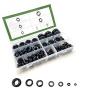 190 PCS Rubber Hole Grommet Assortment Kit Firewall Hole Plug Set,1/4''、5/16''、1/2''、5/8''、7/8''、1''、1-1/8'' Drill Hole, Electrical Wire Gasket Kit Rubber Gasket Kit，Firewall Plug Grommet