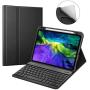 Fintie Keyboard Case for iPad Pro 11'' 2020 (2nd Generation), iPad Pro 11 Inch 2018 - Soft TPU Back Stand Cover with Pencil Holder, Magnetically Detachable Wireless Bluetooth Keyboard, Black