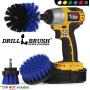Drill Brush Boat Accessories – Kayak Cleaning Kit – Boat Drill Brush Set - Marine Scrub Brush Attachment for Drill - Rotary Cleaning Brushes for Boats by Drill Brush Power Scrubber by Useful Products