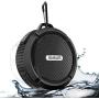 Bluetooth Speaker, Portable Bluetooth Speake Waterproof Bluetooth Speaker with 6H Playtime, Loud HD Sound, Shower Speaker with Suction Cup & Sturdy Hook, Compatible with iOS, Android, PC, Pad