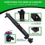 KobraTech iPad Tripod Mount - TabMount 360 - iPad Mount for Tripods with Ball Head & Bluetooth Remote Shutter