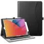 Fintie Case for New iPad 8th Gen (2020) / 7th Generation (2019) 10.2 Inch - [Corner Protection] Multi-Angle Viewing Folio Stand Cover with Pocket, Pencil Holder, Auto Wake/Sleep, Black