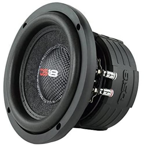 DS18 Elite Z6 Subwoofer in Black - 6.5'', 600W Max Power, 300W RMS, Dual 4 Ohms, DVC - Premium Car Audio Bass Speaker Great for Low Frequencies and High Power Applications (1 Speaker)