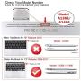 MacBook Air 13 Inch Case 2010-2017 Release Model A1369/A1466 Bundle 5 in 1, iCasso Hard Plastic Case, Sleeve, Screen Protector, Keyboard Cover & Dust Plug Compatible Old MacBook Air 13 - Black