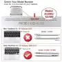 MacBook Air 13 Inch Case 2010-2017 Release Model A1369/A1466 Bundle 5 in 1, iCasso Hard Plastic Case, Sleeve, Screen Protector, Keyboard Cover & Dust Plug Compatible Old MacBook Air 13 - Black