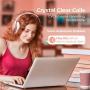 Mpow H19 IPO Active Noise Cancelling Headphones, Bluetooth 5.0 Headphones with Deep Bass, Fast Charge, 35H Playtime, Lightweight Headset, CVC 8.0 Mic for Home Office, Online Study, Travel