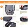 for Honda Key Fob Shell,Replacement Key Shell Housing Keyless Entry Remote Honda Key Fob with Stickers Fit for Honda Accord Civic EX Pilot (3+1 Buttons, 1 Black) for Honda Key Fob Shell,Replacement Key Shell Housing Keyless Entry Remote Honda Key Fob with Stickers Fit for Honda Accord Civic EX Pilot (3+1 Buttons, 1 Black)