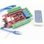 4 Axis CNC Nema23 Stepper Motor Dual Shaft 425oz-in 3A+FMD2740C Driver 40V 4A+400W 36V Power Supply+USB CNC Breakut Board Controller Kit For CNC Router