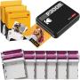KODAK Mini 3 Square Retro Portable Printer - Social Media Photo Instant Printer – Premium App iOS & Android Compatible – Wireless Connection – 3x3inch Photo - 4PASS Technology - 60 Sheet Bundle Black