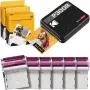 KODAK Mini 3 Square Retro Portable Printer - Social Media Photo Instant Printer – Premium App iOS & Android Compatible – Wireless Connection – 3x3inch Photo - 4PASS Technology - 60 Sheet Bundle Black