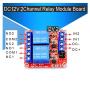 DaFuRui 4Pcs DC 12V 2 Channel Relay Module Board Shield with Optocoupler Support High/Low Level Trigger Compatible for Arduino