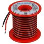 BNTECHGO 18 Gauge Silicone Wire Spool Red 50ft And Black 50ft 2 Separate Wires Flexible 18 AWG Stranded Copper Wire