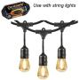 3 PK Black Extension Cord Safety Cover with Water-Resistant Seal for Fastening and retaining Cords for AV, Office, Indoor Lights Patio String Lights Holiday Lights Landscape