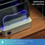 Hercules Tuff Charging Station for Multiple Devices, with 6 USB Fast Ports and 6 Short Mixed USB Cables Included for Cell Phones, Smart Phones, Tablets, and Other Electronics, Silver