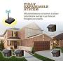 1/2 Mile Solar Driveway Alarm Sytem Wireless Long Range Outdoor Weather Resistant Motion Sensor & Detector- Driveway Alarms Wireless Outside Monitor & Protect