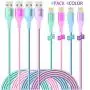 Lightning Cable 4Pack(6/6/6/6ft) 4Colors iPhone Charger MFi Certified Nylon Braided Long Fast USB Cord Compatible for iPhone11 11Pro MAX Xs XR X 8 7 6S 6 Plus SE 5S 5C(Green Purple Pink Blue) Lightning Cable 4Pack(6/6/6/6ft) 4Colors iPhone Charger MFi Certified Nylon Braided Long Fast USB Cord Compatible for iPhone11 11Pro MAX Xs XR X 8 7 6S 6 Plus SE 5S 5C(Green Purple Pink Blue)
