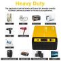 Hoenjuno 1200W Pure Sine Wave Power Inverter Generator DC 12V to AC 110-120V Power Source with 5 Feet Remote Control Cable