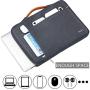 Ferkurn Chromebook Sleeve 11 11.6 Inch Laptop Case Waterproof with Handle Protective Bag Compatible with MacBook Air 11.6, Stream 11.6, MacBook Pro 13, Mac 12 Retina, Surface Pro X/7/6/5/4/3, Gray