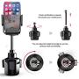 Galaxy Wireless Cup Holder Phone Mount, Height Adjustable Metal Stand Car Phone Cradle Fit for All Smartphones for iPhone 11 Pro/11 Pro Max/XR/XS/XS Max/X/8/7, Galaxy S10/S10 Plus Note 9/Note 10 Plus