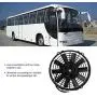 Aramox Car Cooling Fan, 12V 24V 80W 9 Inch Universal Curved Blade Air Conditioner Condenser Electric Cooling Fan