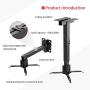 VANKYO Universal LED HD Projector Ceiling Mount Wall Bracket Holder for Different Size Projector