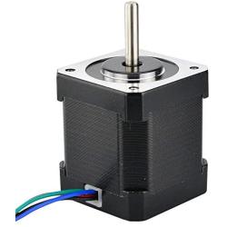 STEPPERONLINE Nema 17 Stepper Motor Bipolar 2A 59Ncm(84oz.in) 48mm Body 4-lead W/ 1m Cable and Connector compatible with 3D Printer/CNC