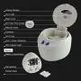 2 Pack Mimitakara Electronic Denture Oral Cleaner - Night, Sport, Mouth Guard - Denture - Teeth Retainer Bath. Sonic Vibration Technology for Optimum Cleaning.