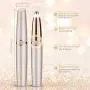 Eyebrow Hair Remover, Xpreen Eyebrow Trimmer for Women, Portable Eyebrow Hair Remover Eyebrow Razor with Light Eyebrow Hair Remover, Xpreen Eyebrow Trimmer for Women, Portable Eyebrow Hair Remover Eyebrow Razor with Light
