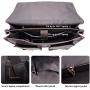 Polare 16 Full Grain Leather Briefcase Messenger Bag Laptop Satchel for Men