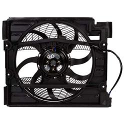 BOXI Engine Cooling Fan Assembly for BMW 5 Series E39 525i 528i 528iT 530i 540i M5 64546921395