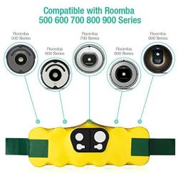 Firstpower 5.0Ah 14.4V Compatible with Roomba Battery Replacement R3 Battery 500 600 700 800 900 Series 510 530 531 532 535 536 540 550 552 560 570 580 595 620 650 660 760 770 780 790 800 870
