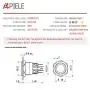 APIELE 22mm Momentary Push Button Switch 12V Angel Eye LED Waterproof Stainless Steel Round Metal Self-Reset 7/8 1NO 1NC with Pigtail (Green)