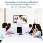 Tenveo A500B Bluetooth Conference Speakerphone - Conference Call Speaker - Conference Microphone for skype Zoom 5-8 People Business Conference