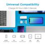 60W USB-C Wall Charger, Portable Laptop/Phone USBC Power Travel Adapter, Compatible with iPhone 12 / MacBook Pro & Air 13 inch/iPad Pro, USB PD, Charge Fast, Small, Intl Plug [60C]