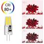 G4 LED Bulb, AC/DC 12V, T3 JC Type Bi-Pin Base, 20W-25W Halogen Bulb Replacement, Daylight White 6000K (10 Pack)