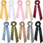 10 Pieces Bow Hair Tie Hair Scrunchies Elastic Hair Bow Hair Ropes Scrunchy Hair Accessories for Women Girls (Style C)