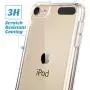 ULAK Soft TPU Bumper PC Back Hybrid Case for iPod Touch 6/iPod Touch 5/iPod Touch 7 - Retail Packaging - Clear Slim