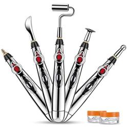 Acupuncture Pen,CAMTOA Electronic Acupuncture Pen Pain Relief,Meridian Acupuncture Pen with 5 Massage Energy Pain Therapy