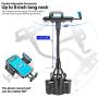 [Upgraded] Car Cup Holder Phone Mount Adjustable Gooseneck Automobile Cup-Holder-Phone-Car-Mount for iPhone 11 Pro/XR/XS Max/X/8/7 Plus/6s/Samsung S10+/Note 9/S8 Plus/S7 Edge(Blue)