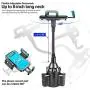 [Upgraded] Car Cup Holder Phone Mount Adjustable Gooseneck Automobile Cup-Holder-Phone-Car-Mount for iPhone 11 Pro/XR/XS Max/X/8/7 Plus/6s/Samsung S10+/Note 9/S8 Plus/S7 Edge(Blue)