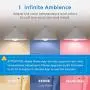 Smart Light Bulb, meross Smart WiFi LED Bulbs Compatible with Apple HomeKit, Siri, Alexa, Google Assistant and SmartThings, Dimmable E26 Multicolor 2700K-6500K RGB, 810 Lumens 60W Equivalent, 1 Pack