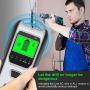 Stud Finder 5 in 1 Multi-function Upgraded Smart Stud Sensor, Wall Scanner with Battery for the Center & Edge of Metal, Studs and AC Wire, Pipe Detector for Walls