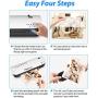 Merece Laminator - 4 in 1 A4 Thermal Laminator Machine, Personal Laminator for Home Use School Teachers Office Card Classroom, 9 Inches Small Hot Cold Lamination Machine with 30 Laminating Pouches
